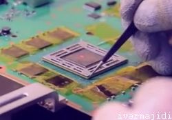 بررسی تنطیم صحیح قرارگیری چیپ در محل مخصوص به خود-soldering